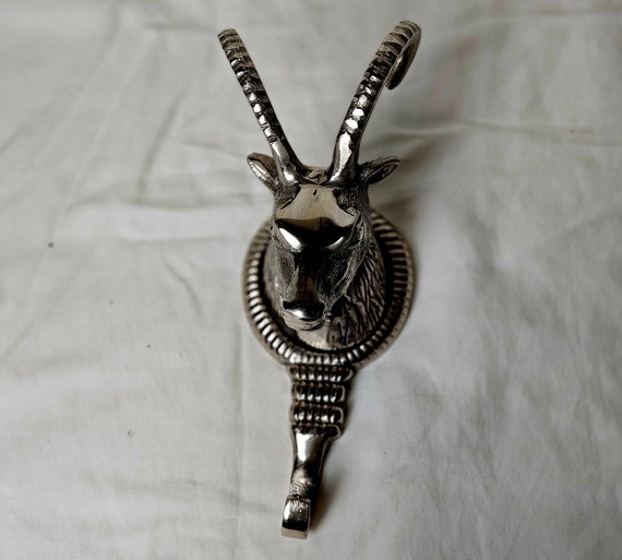6x ganci da parete appendiabiti vintage 40 mm in ottone antico ganci