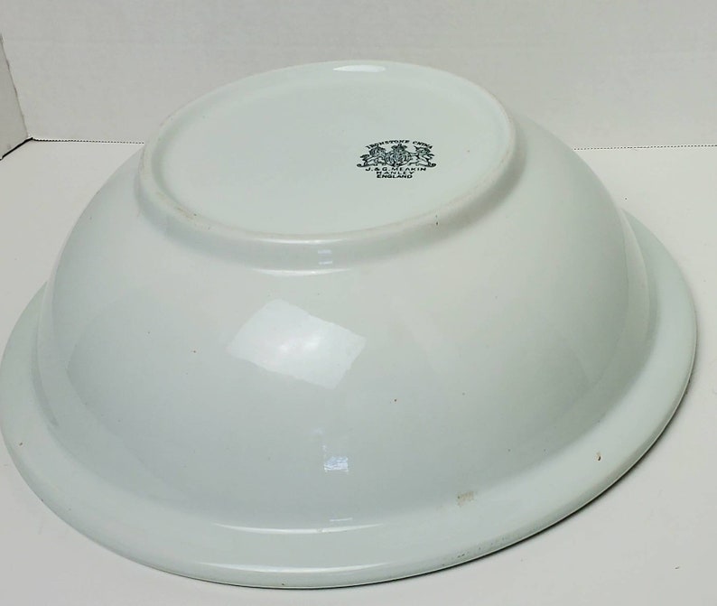 Vintage J &G Meakin Hanley England Large White Ironstone Pottery Wash ...