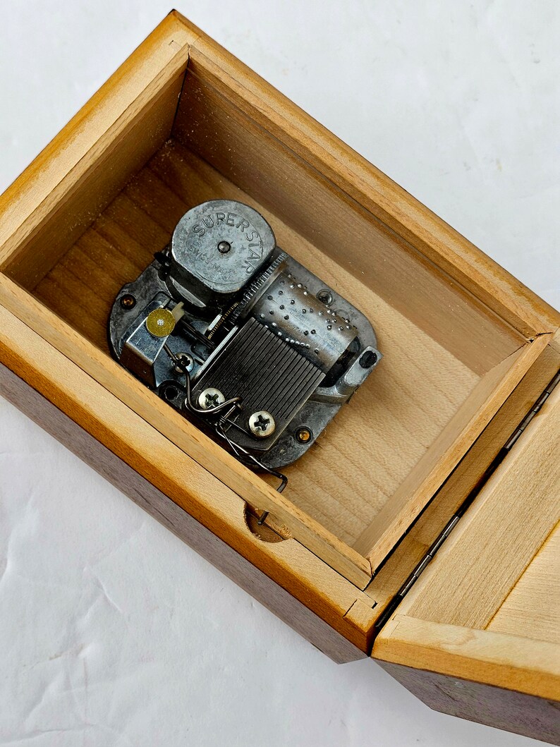 Original Deichert Musical Box Ballerina Superstar Switzerland Etsy