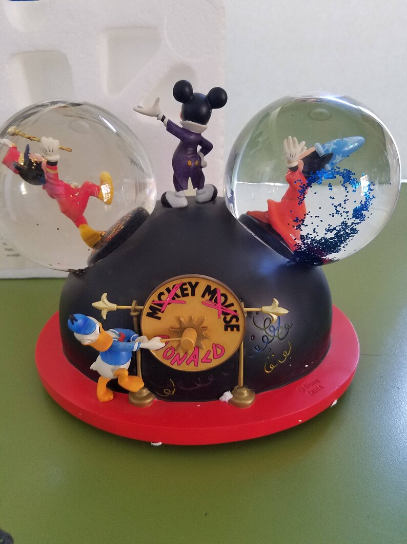 Walt Disney's Mickey Mouse Club Snow Globe Song Mickey Etsy