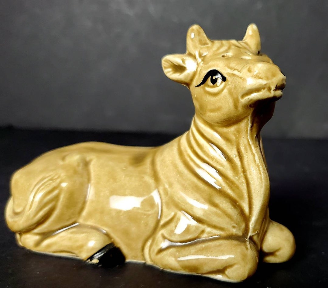 Vintage Kenmar Ceramics Japan Cow Salt Shaker single Etsy