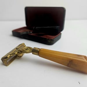 アメリカ ビンテージ シックインジェクター 髭剃り レザー Schick injector razor - Etsy 日本