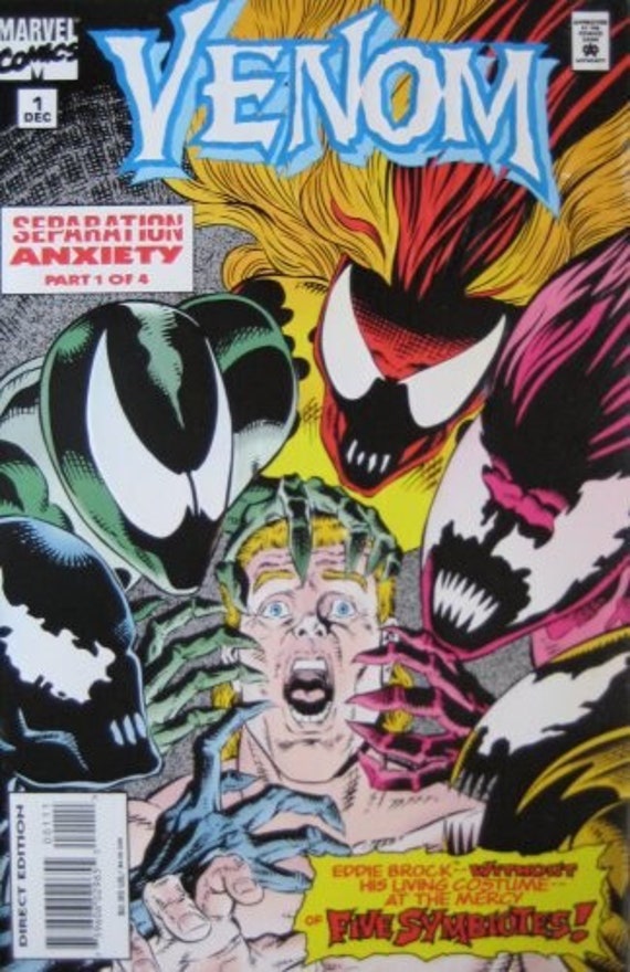 Marvel Comics Venom: Separation Anxiety #1 1994 Embossed Cover