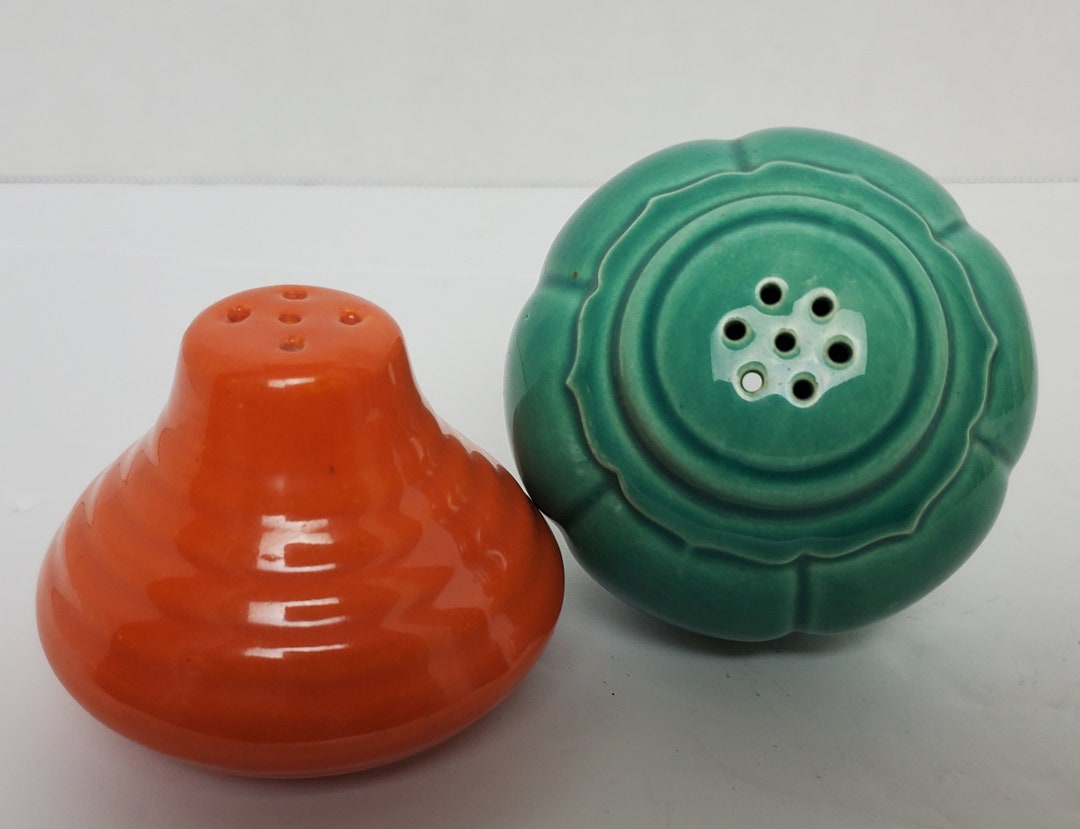 Vintage Bauer and Mccoy Salt and Pepper Shaker Set Etsy