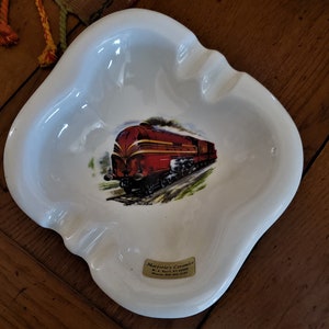 Vintage LMS Stanier Pacific Streamlined Stanier Cigar Ashtray C1930s Steam Locomotive Duchess of Hamilton Princess Coronation Class Ashtray