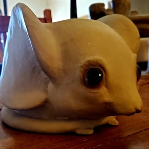 Vintage California Pottery Freeman McFarlin Mouse Planter autorstwa Anthony&#39;ego #410