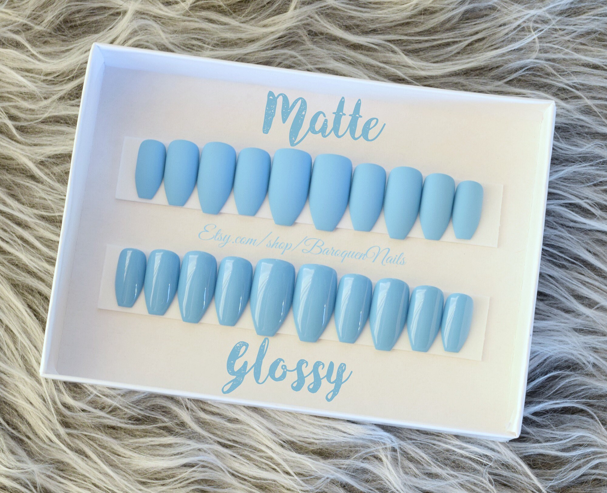 Light Baby Blue Nails Powder Blue Press On Nails Sky Blue Etsy Light Baby Blue Nails Powder Blue Press On Nails Sky Blue Etsy