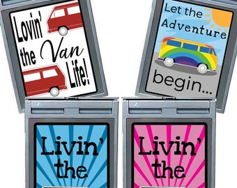 Fridge vinyl sticker decal Camper van / Motorhome