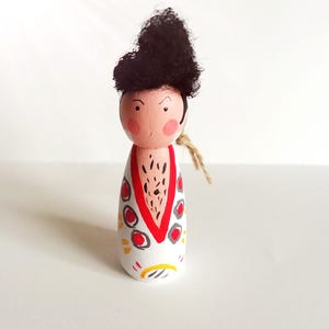 Elvis ornament, Elvis doll, Elvis Peg Doll, Elvis christmas tree decoration