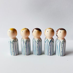 The beach boys ornaments, the beach boys gift, the beach boys peg dolls, the beach boys Christmas decorations