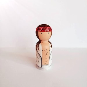 Adorno de Axl Rose Muñeca de Axl Rose Decoración de árbol de Navidad de Axl Rose