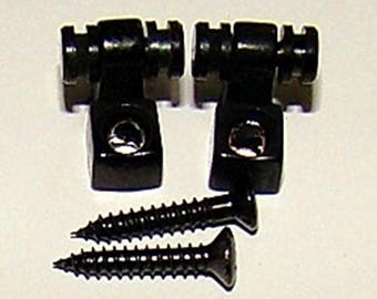 Roller String Trees/Retainers for Electric Guitar - Black, Chrome, or Gold Finish