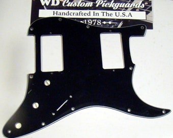 Replacement Pickguards for Fender Stratocaster - Two Humbuckers - Hand Crafted In The USA - Choice of colour