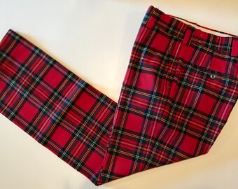 ralph lauren tartan plaid pants