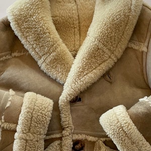 Sherling Sheep Skin Coat - So Cool! - Iconic - Thick Rich Shearling - Toasty Warm - Men or Woman - Made in Pennsylvania
