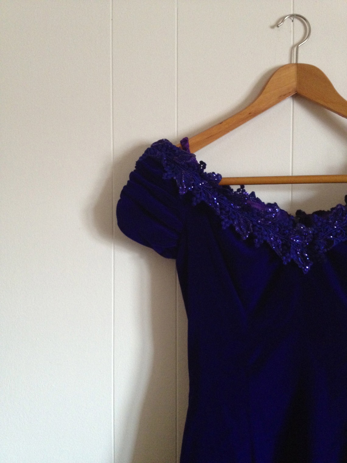 Icarus Purple Velvet Dress main image 0
