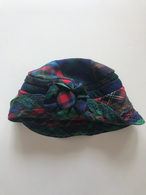 Tartan Plaid Hat - Enchanting ! - Preppy Check Ch… - image 5