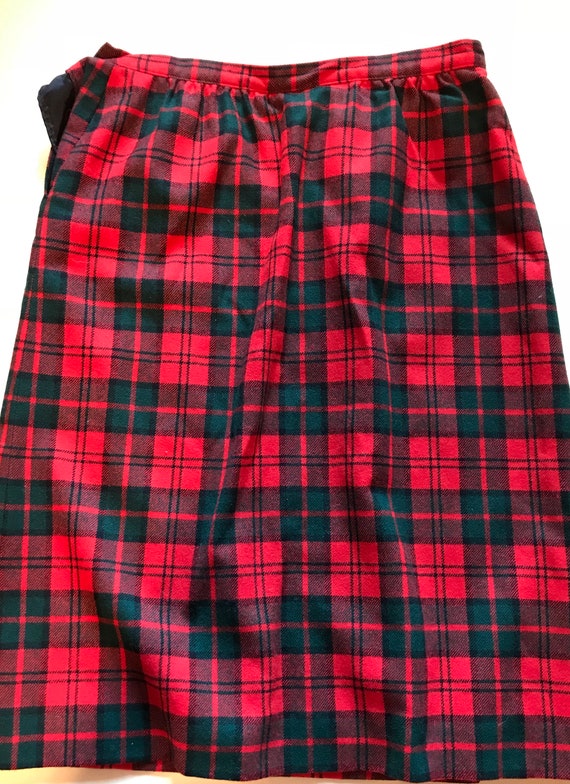 Pendleton Plaid Skirt - Lovely! - Vintage Tartan … - image 5