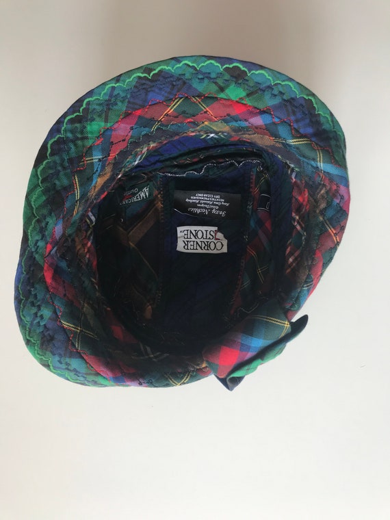Tartan Plaid Hat - Enchanting ! - Preppy Check Ch… - image 3