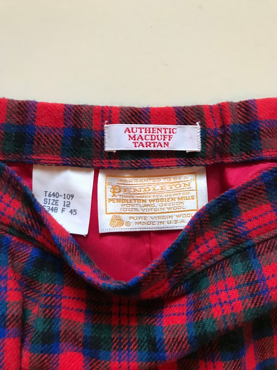 Pendleton Tartan Skirt - Lovely! - Authentic MacD… - image 3