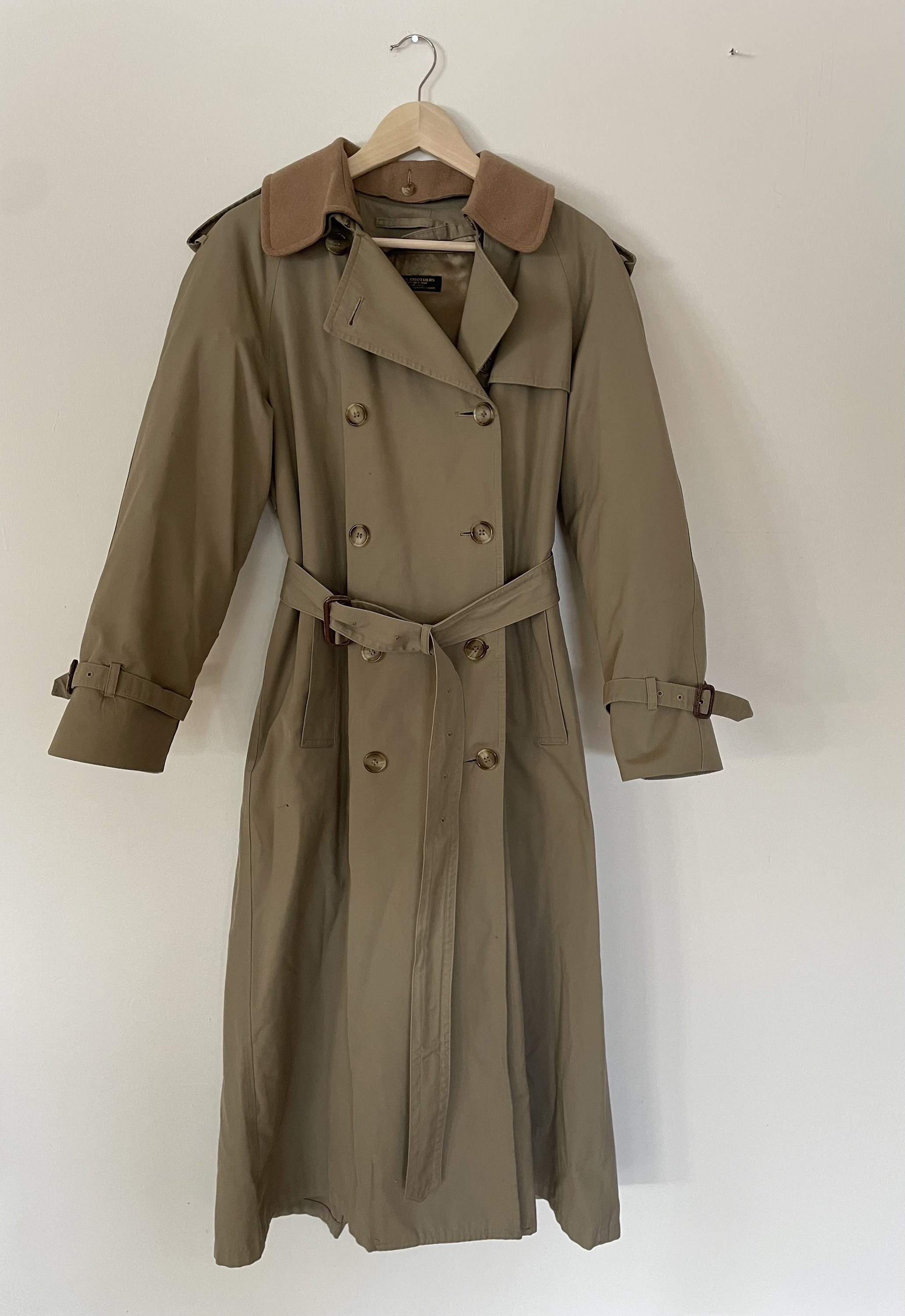 Brooks Brothers 1980s Vintage Trench Coat