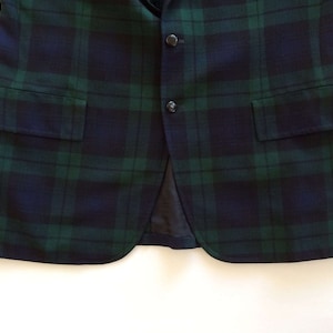 Christmas Plaid Sport Coat - Mens Black Watch Plaid Sport Coat -Be Unforgettable!- Great Holiday Party Wedding Attire!
