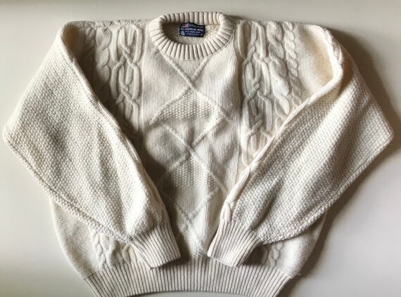 thick fisherman's sweater