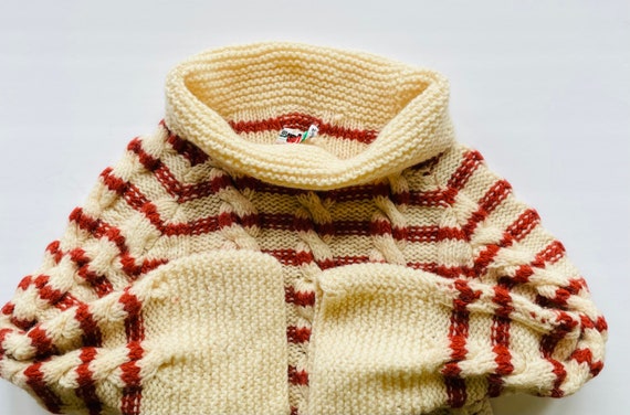 Fisherman Knit Sweater - Italy! -  Yummy & Toasty… - image 3