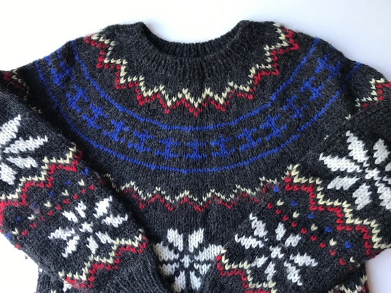 Nordic snowflake clearance sweater