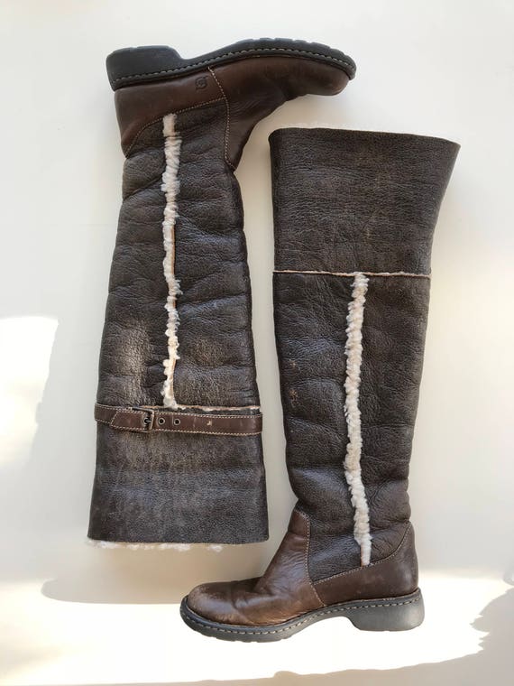 Leather Sheepskin Boots Born Fantastic 