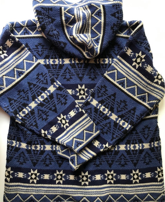 Southwestern Aztec Sweater - Blue and White! - Ho… - image 5