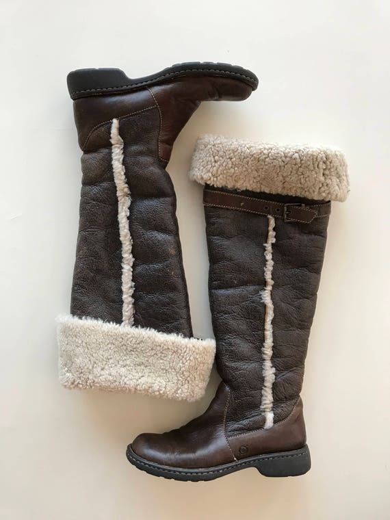 born fur lined boots