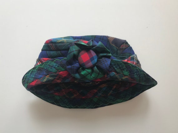 Tartan Plaid Hat - Enchanting ! - Preppy Check Ch… - image 2