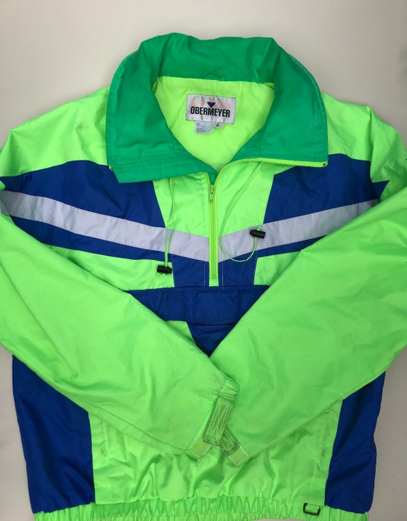 Obermeyer Ski Jacket  - So Cool! - Neon Green w Re