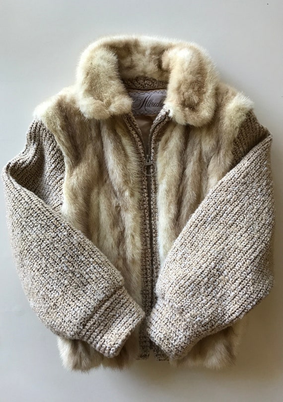 Vintage Mink Coat - Yummy 1970s Mad Men - Oatmeal - Charming for Winter Wedding or Cocktails -