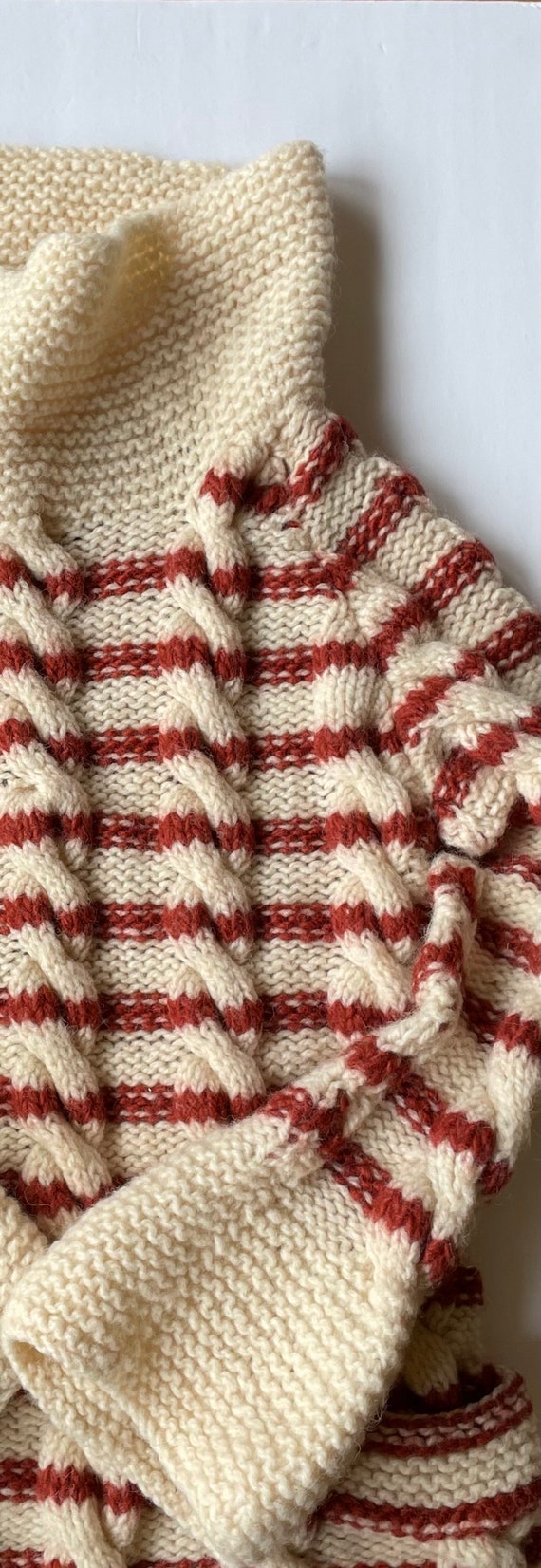 Fisherman Knit Sweater - Italy! -  Yummy & Toasty… - image 2