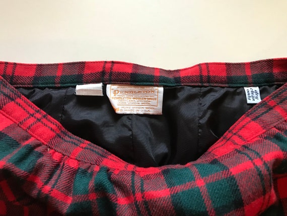 Pendleton Plaid Skirt - Lovely! - Vintage Tartan … - image 4