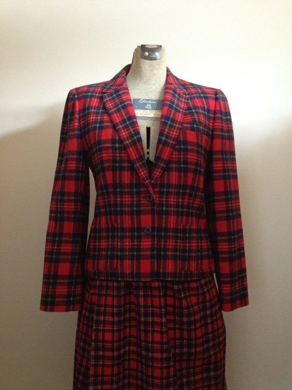 Tartan Plaid Pendleton Jacket - Lovely Stewart Tar