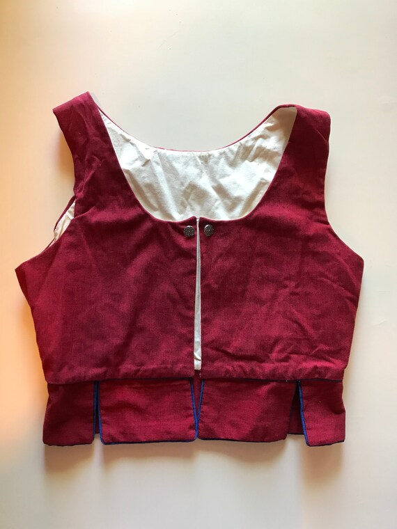 German Folk Costume Vest - Lovely -Folk Costume in