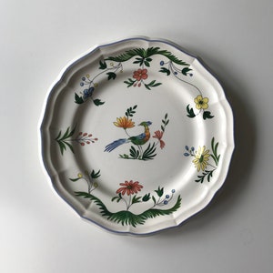 Country French Plate - Made in France - Fantastic  and Rustic -French Country Cottage Decor