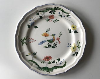 Country French Plate - Made in France - Fantastic  and Rustic -French Country Cottage Decor