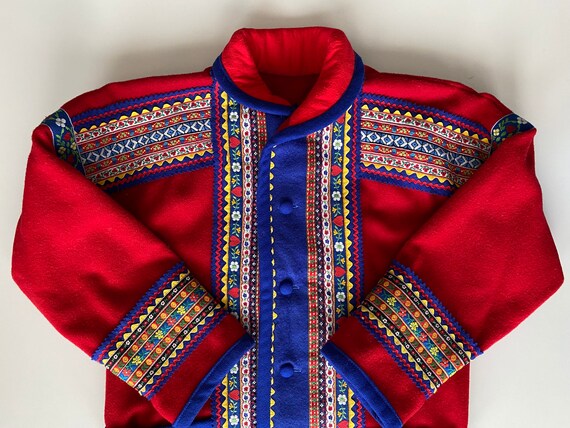 Scandinavian Ethnic Coat Simply Amazing Gay Ellis Saami Etsy