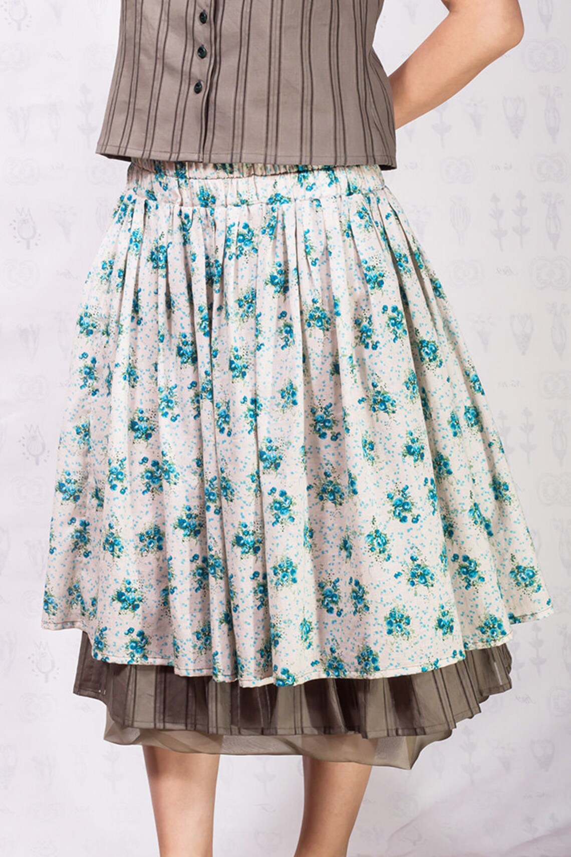 boho summer skirt