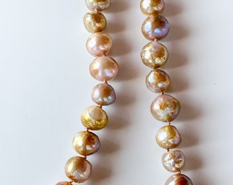 Golden & Pastel Freshwater Pearls