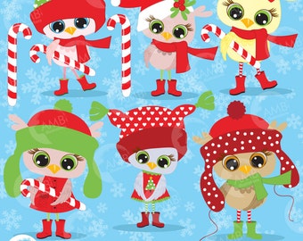 CHRISTMAS OWLS TOSS BLUE BY TIMELESS TREASURES COTTON FABRIC FH-2956 BY THE YARD