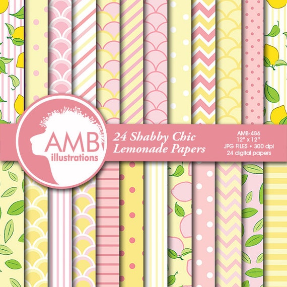 Download Pink Lemonade Digital Paper Pink Lemonade Paper Pink And Etsy PSD Mockup Templates