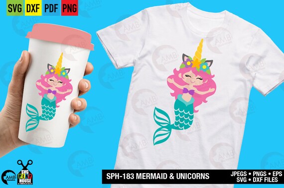 Free Free 165 Unicorn Mermaid Princess Svg SVG PNG EPS DXF File
