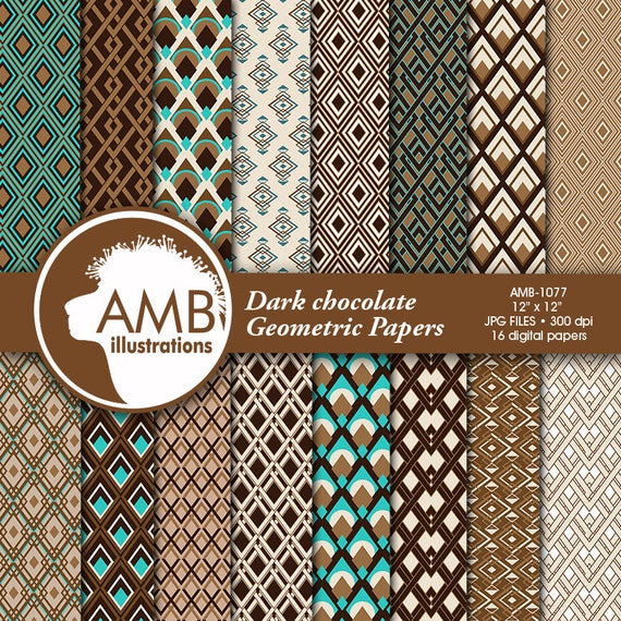 Geometric digital papers, masculine papers, dad papers, tie papers, diamond papers, Geometric paper, AMB-1077 Il_570xn