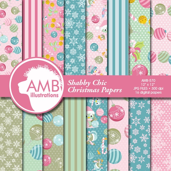 Teal Bird Digital Papers 12 x 12 300 dpi
