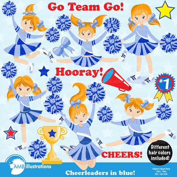 Cheerleaders Clipart Blue Cheerleaders Sport Clipart Team Etsy Cheerleaders Clipart Blue Cheerleaders Sport Clipart Team Etsy